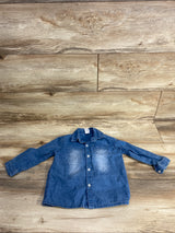 Baby Club Denim Button Up Shirt Blue sz 2-3T