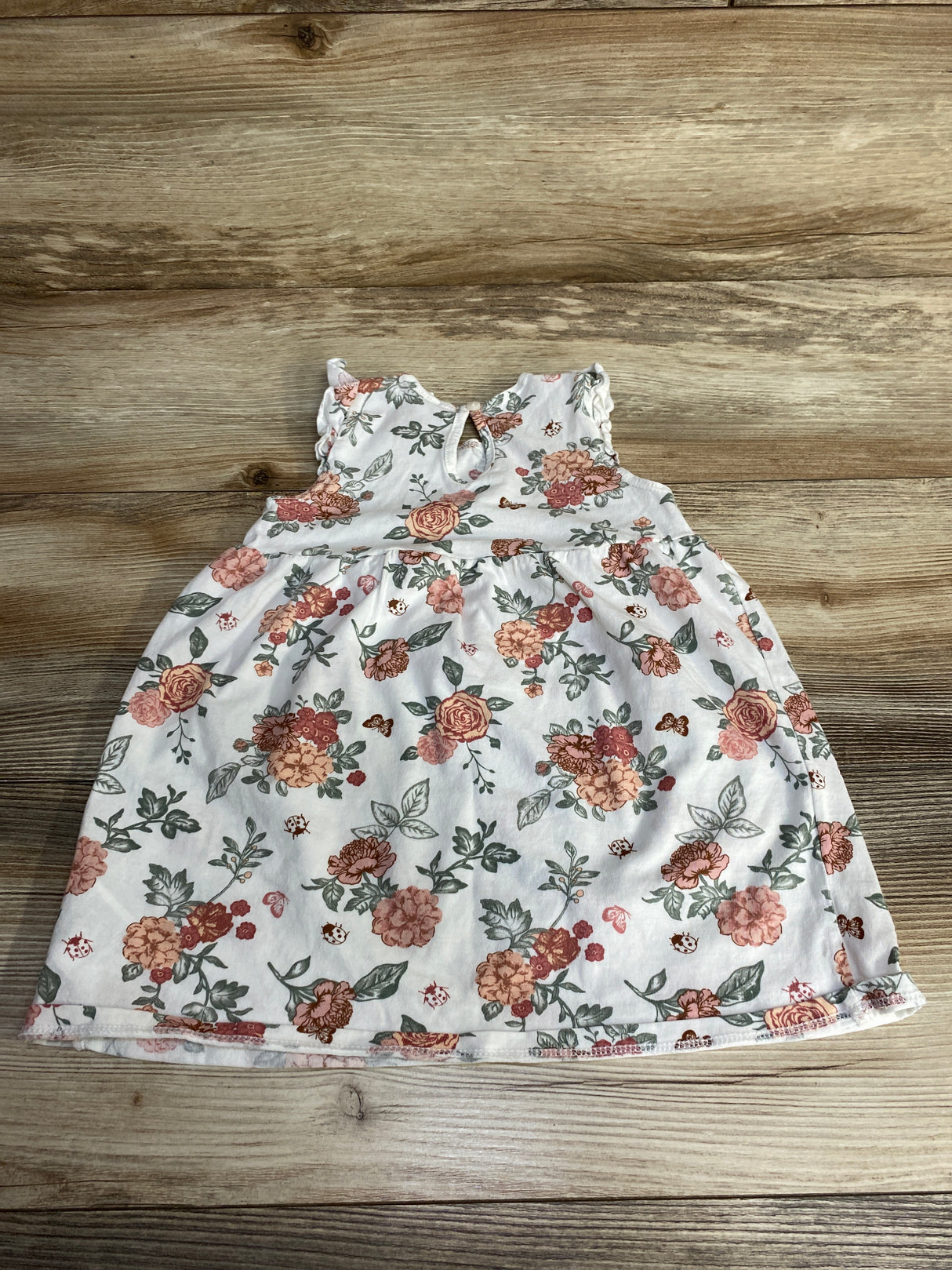 H&M Floral Dress White sz 18m