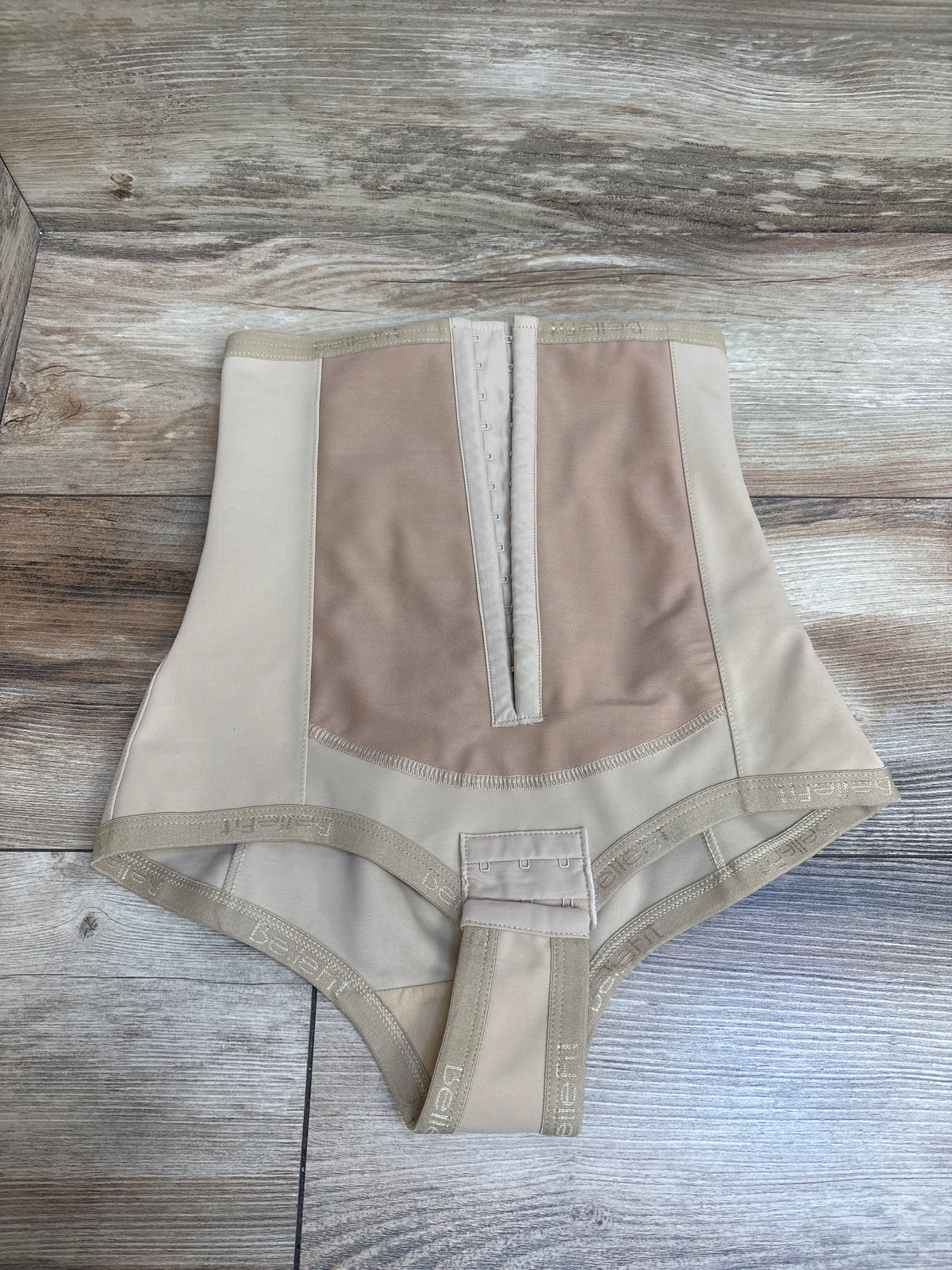 NEW Bellefit Postpartum Girdle Corset, Beige Size Small