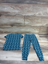 Emerson & Friends 2pc Palm Leaf Bamboo Pajama Set Blue sz 2T
