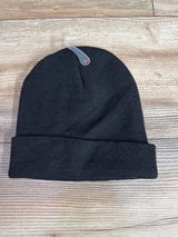 NEW Cat & Jack Knit Beanie Black sz 2-5T