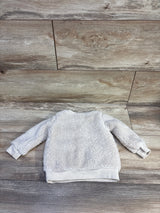 Nike Sherpa Pullover Sweatshirt Beige sz 6m