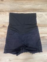 Song Maternity Full Panel Shorts Black sz Small