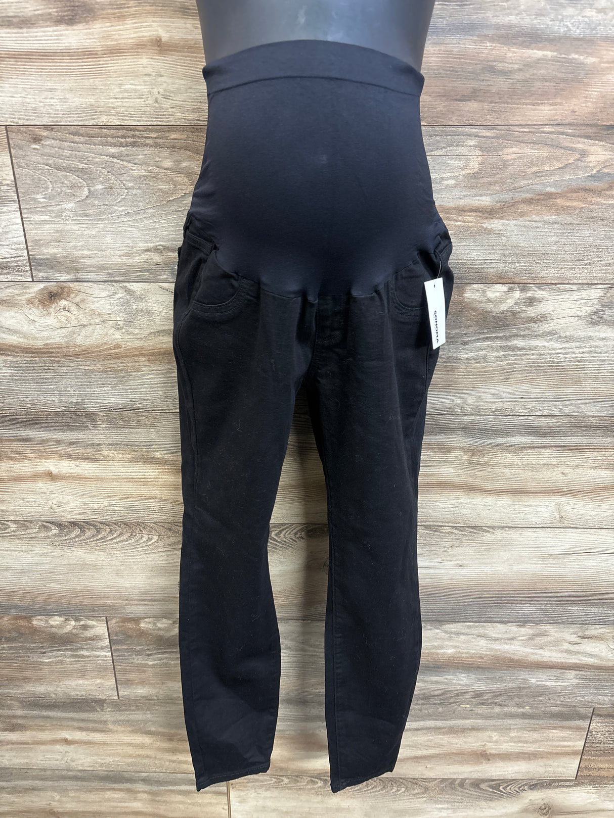 NEW Sonoma Maternity Full Panel Jeggings Black sz Large