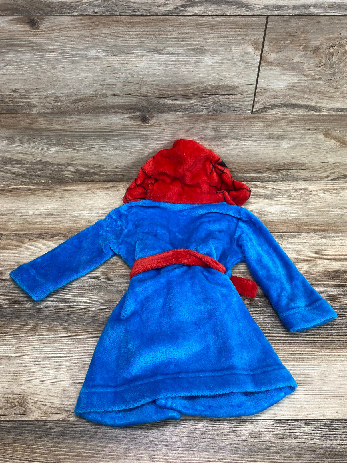 Marvel Spiderman Hooded Robe Blue sz 2T