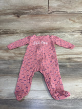 Carter's Floral Little Sister Sleeper Pink sz 9m