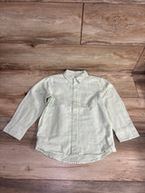 H&M Button Up Shirt Mint sz 5T