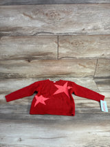 NEW Cat & Jack Knit Sweatshirt Red sz 18m