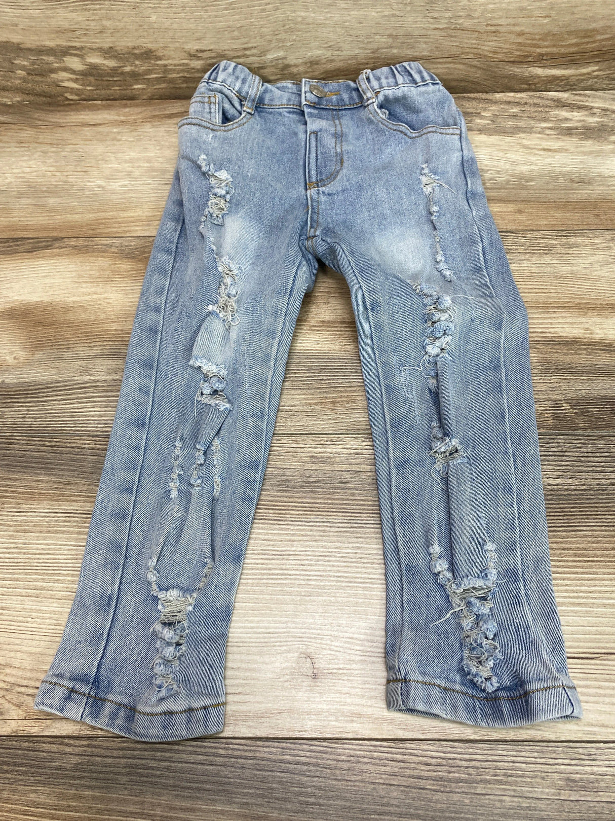 Shein Distressed Jeans Blue sz 4T