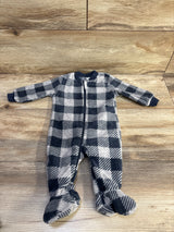 PL Baby Plaid Blanket Sleeper Grey sz 3m