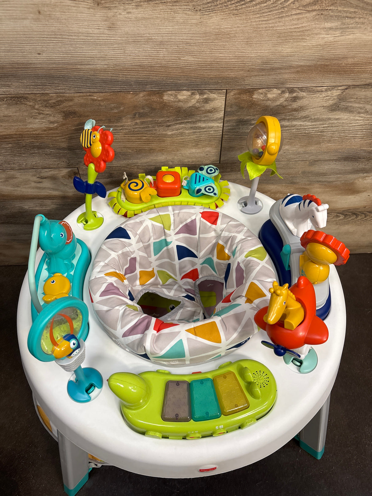 Fisher Price 3-in-1 Sit-to-Stand Activity Center in Safari