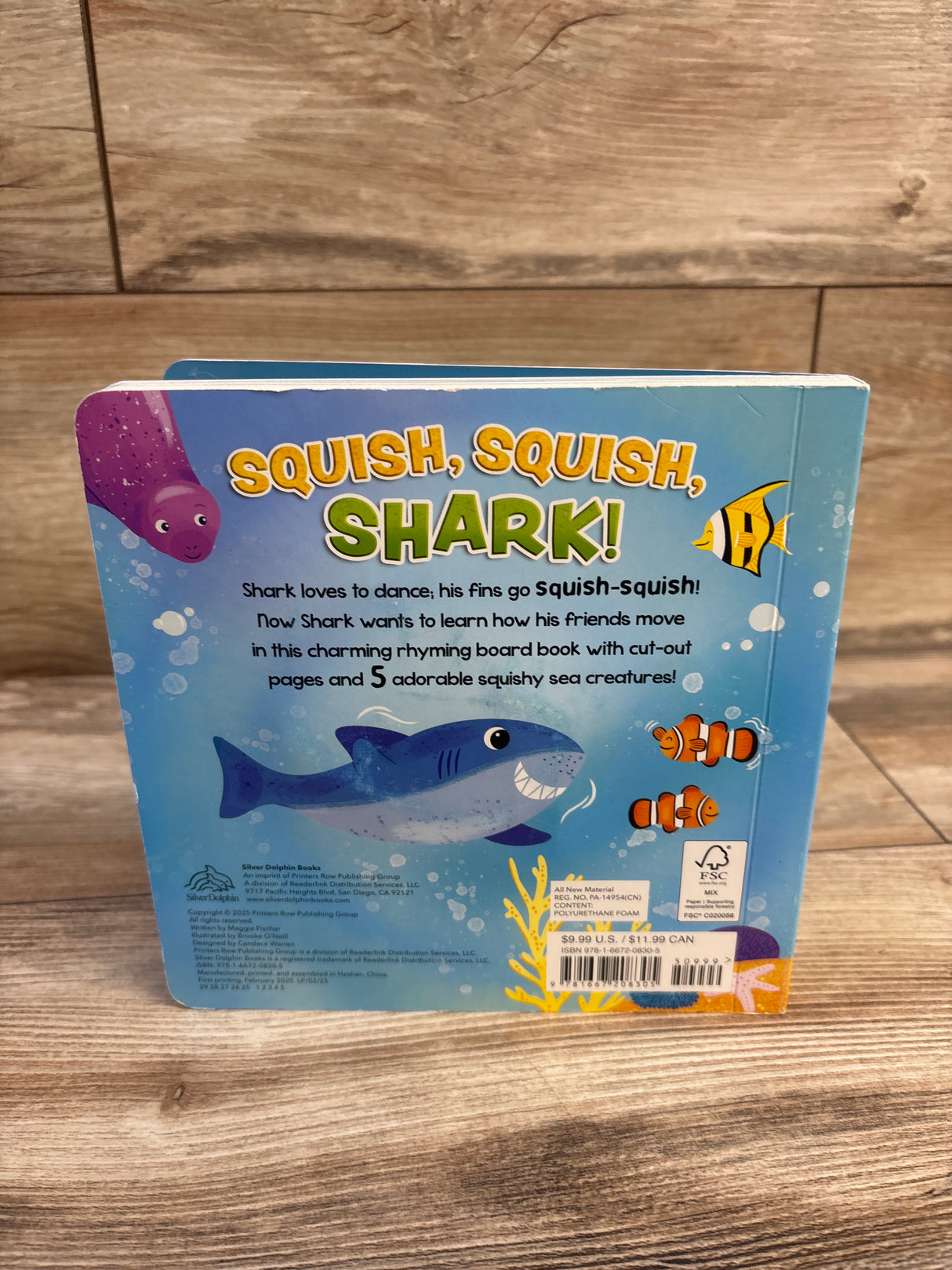 Squish, Squish Shark! Board Book