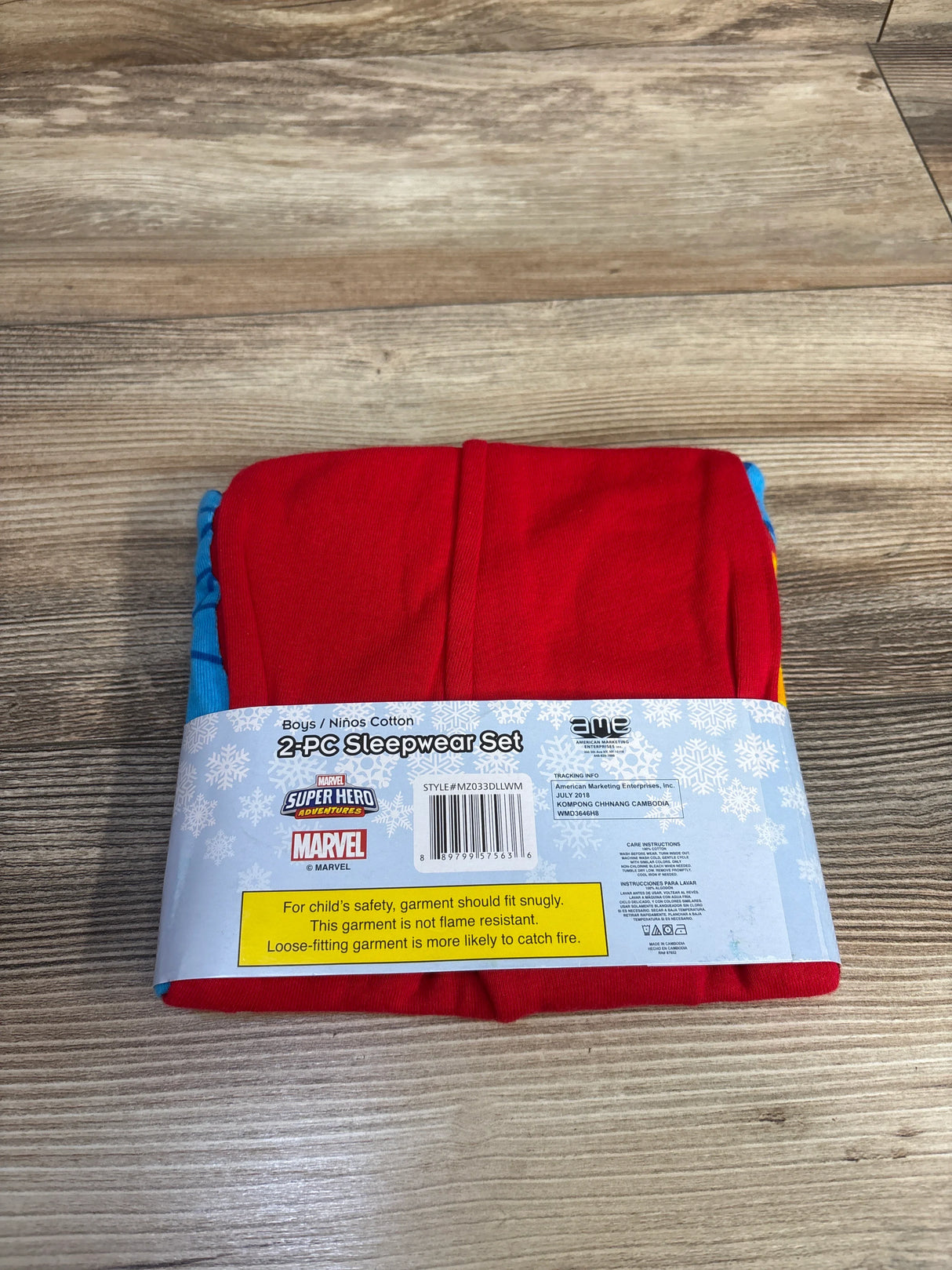 NEW Marvel Spiderman 2pc Pajama Set Blue sz 2T