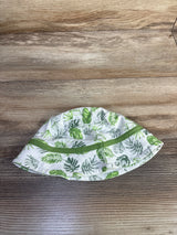 Tropical Bamboo Bucket Hat White sz 9m