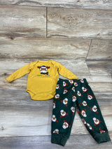 Baby Gear 2pc Moose Bodysuit & Pants Yellow sz 6-9m