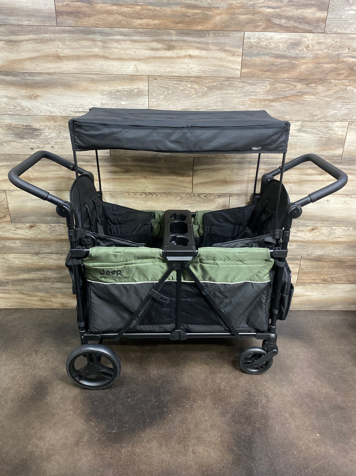 NEW Jeep Aries Stroller Wagon Green/Black