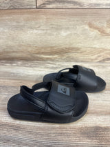 Quiksilver Bright Coast Adjust Slide Sandals Black sz 7c