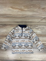 Children's Place 1/4 Zip Fleece Pullover Sweatshirt Beige sz 4T