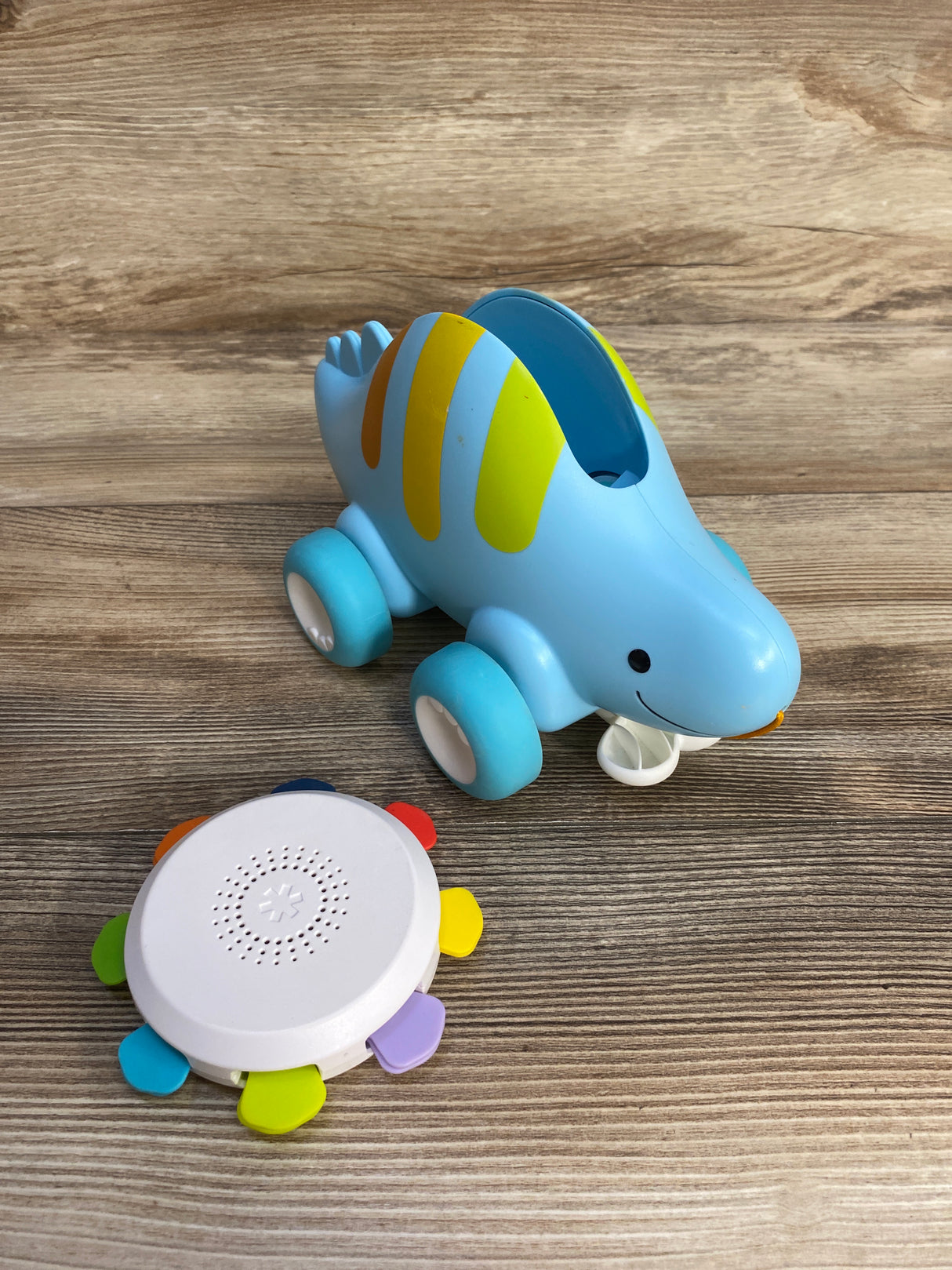 Skip Hop Explore & More Dinosaur 3-in-1 Baby Musical Pull Toy