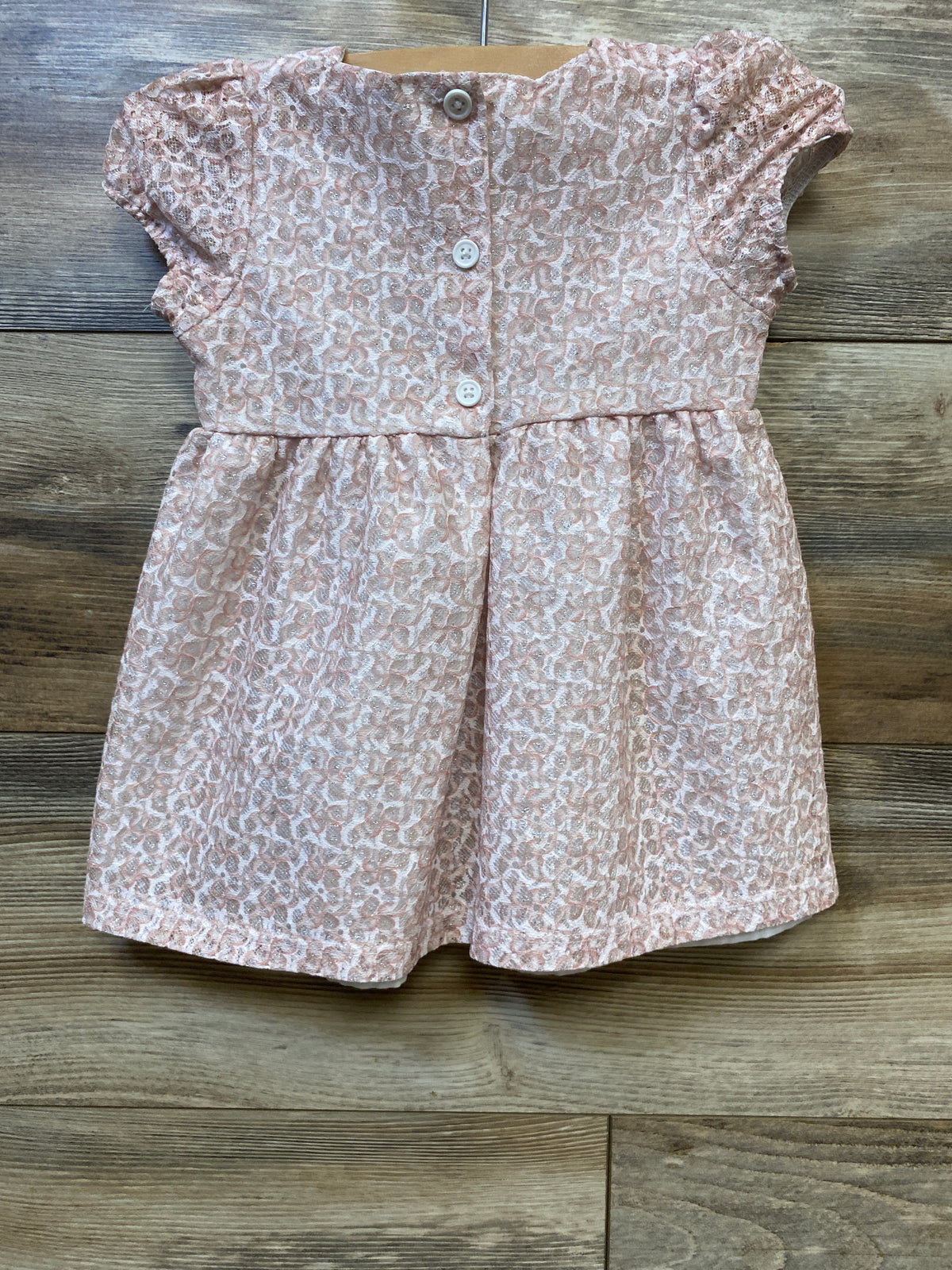 Just Lizzy Lace Short Sleeve Dress Pink sz 18m