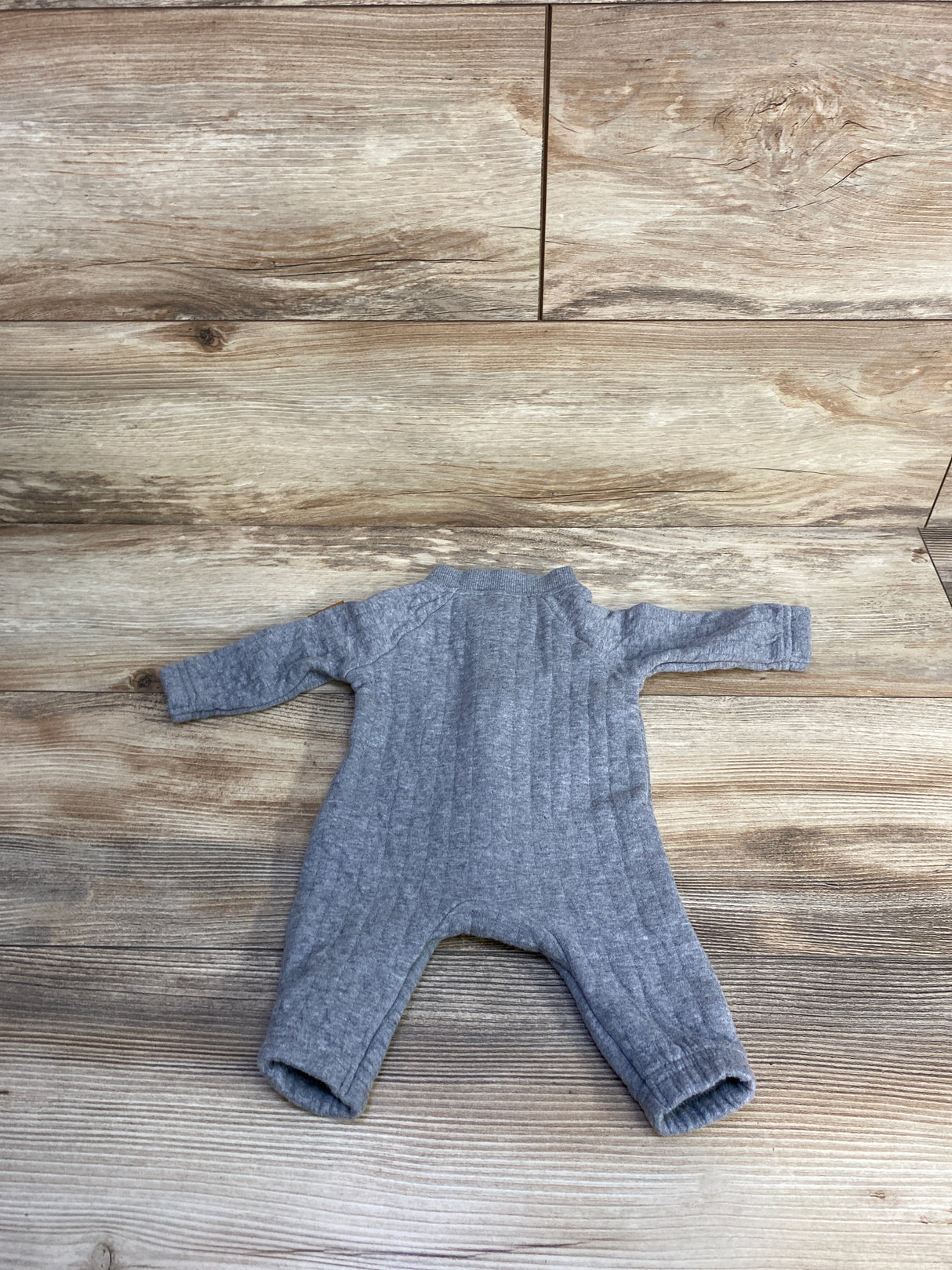 Carter's Ribbed Coverall Grey sz Newborn