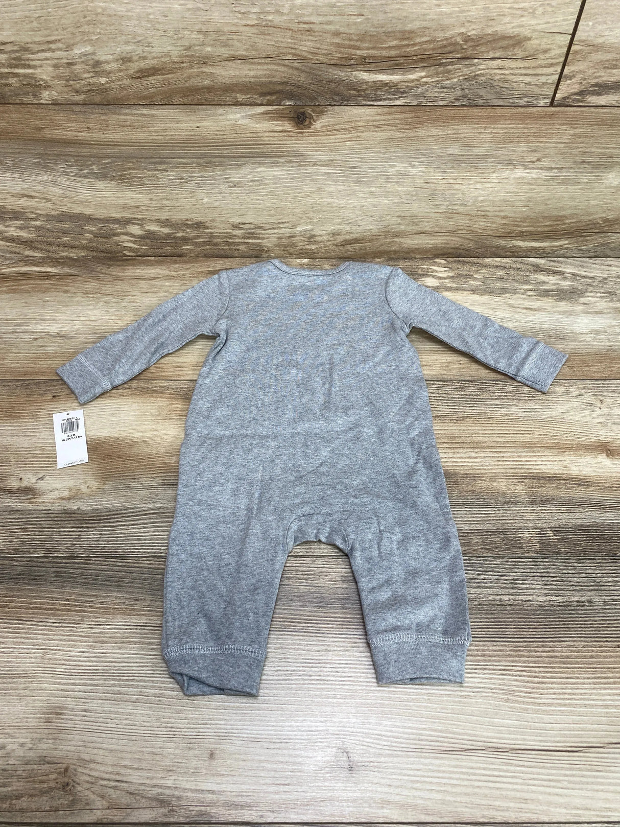 NEW Old Navy Organic Little One Coverall Grey sz 0-3m