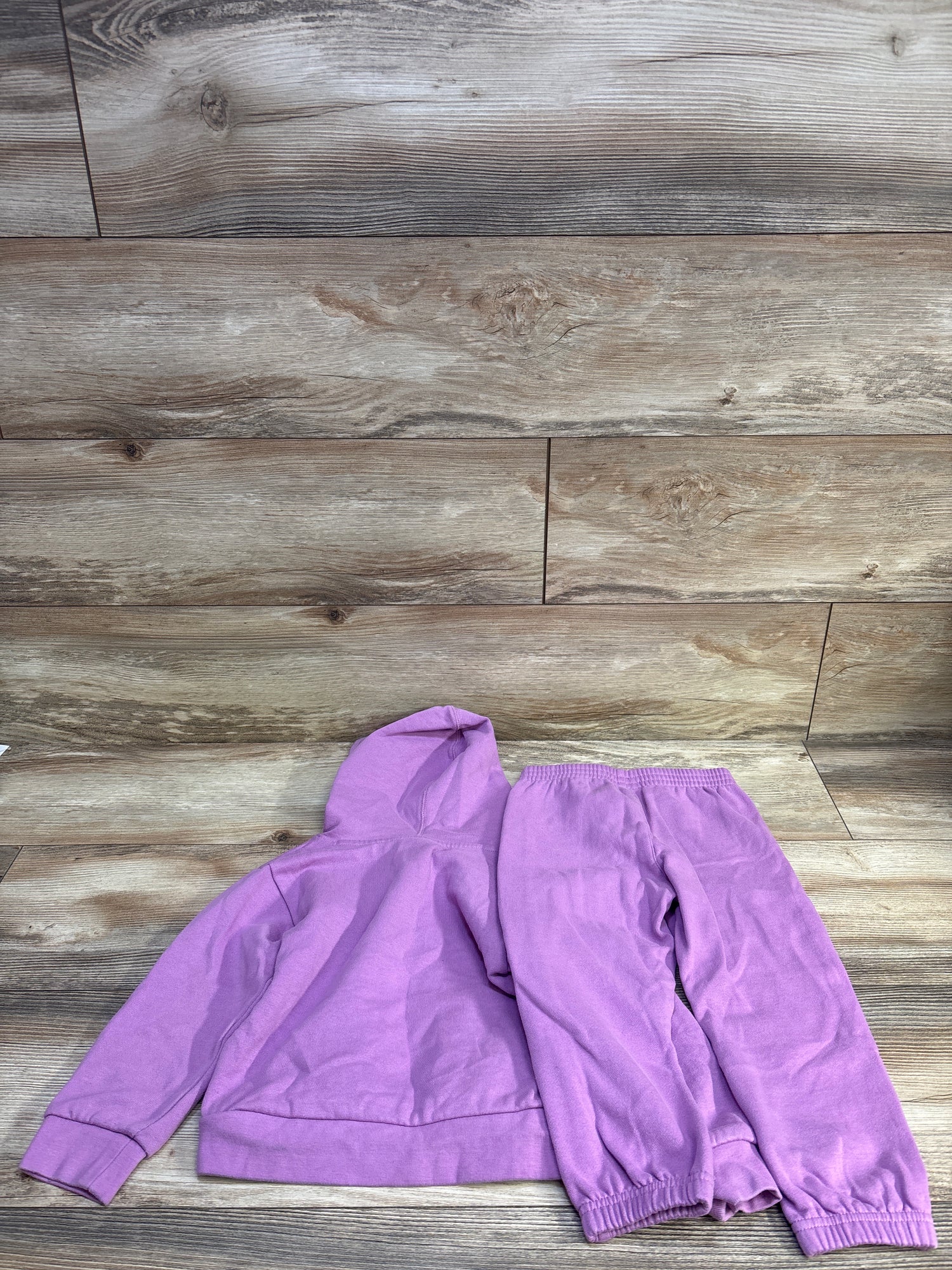 Adidas 2pc Pullover Sweatshirt & Joggers Set Purple sz 3T