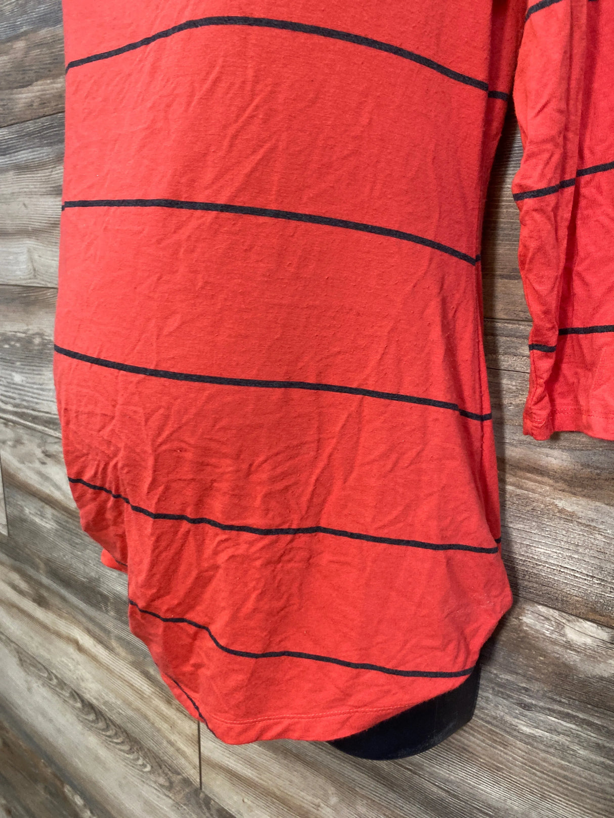 A Pea In The Pod Maternity Striped Ruched Shirt sz Small