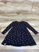 Old Navy Long Sleeve Pumpkin Dress Black sz 5T