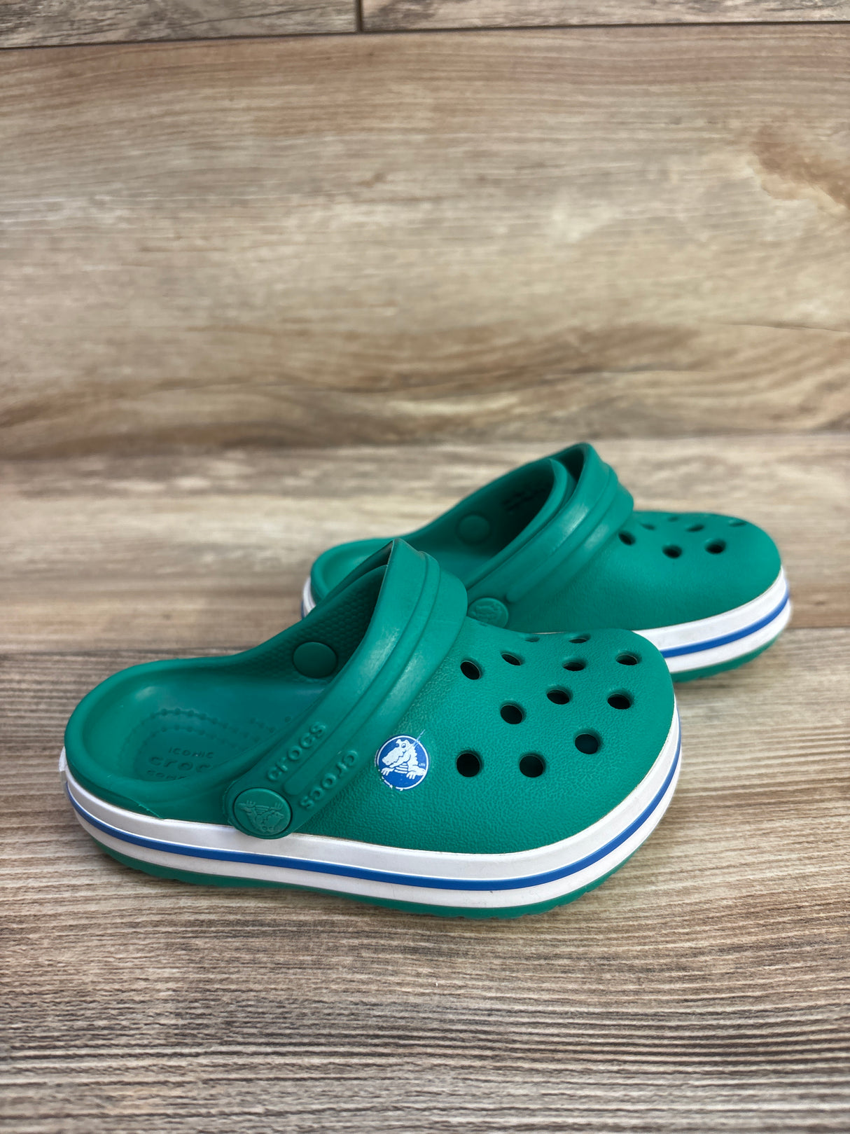 Crocs Crocband Clog Green sz 6c