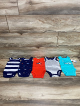 NEW Carter's 5pk Tank Bodysuits Blue sz Newborn