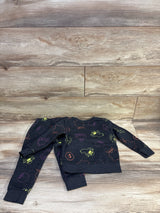 Cat & Jack 2pc Monster Sweatshirt & Jogger Set Grey sz 3T