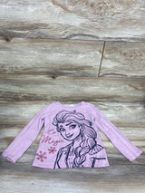 H&M x Disney Elsa Long Sleeve Shirt Pink sz 5/6T