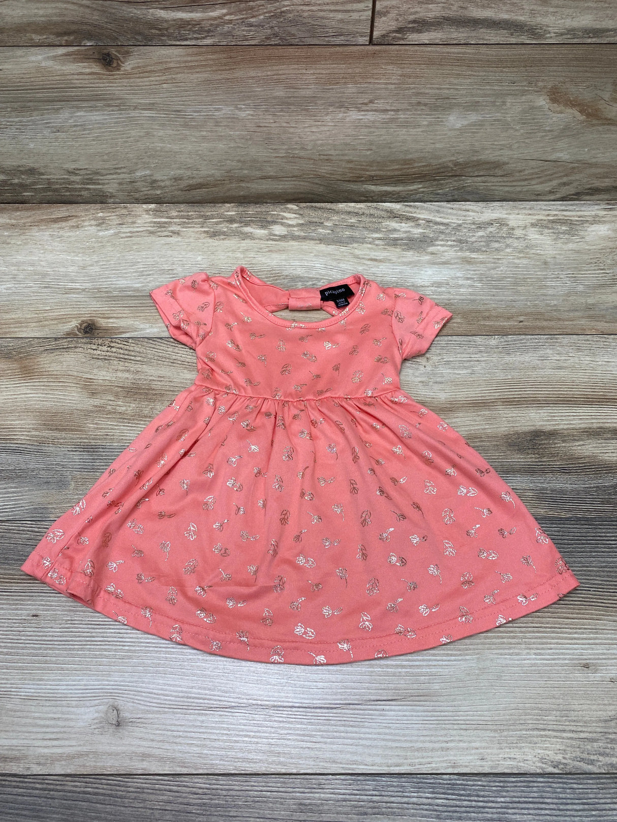 Picapino Floral Dress Pink sz 3-6m