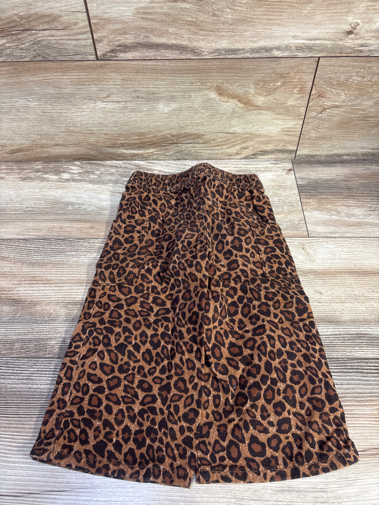 Old Navy Leopard Print Wide Leg Pants Brown sz 18-24m