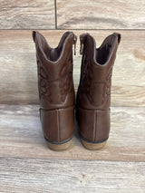 Cat & Jack Girls' Memphis Zipper Western Boots Brown sz 8c - Me n Mommy To Be
