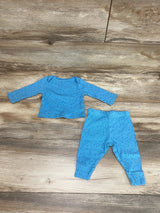 Cloud Island 2pc Shirt & Pants Blue sz 0-3m