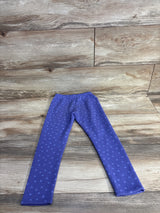 Okie Dokie Heart Print Pull On Pants Purple 5T