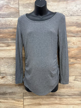 Cuddl Duds Long Sleeve Ballet Top Grey sz Small - Me n Mommy To Be