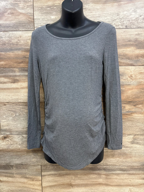 Cuddl Duds Long Sleeve Ballet Top Grey sz Small - Me n Mommy To Be