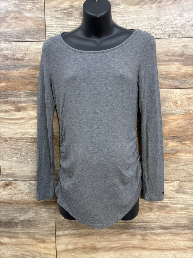 Cuddl Duds Long Sleeve Ballet Top Grey sz Small - Me n Mommy To Be