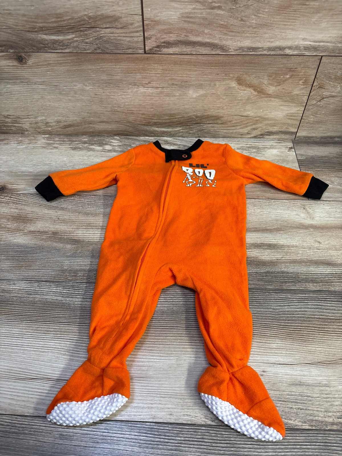 Halloween Family Pajamas Blanket Sleeper Orange sz 6/9m
