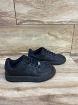 Nike Force 1 Low EasyOn PS 'Triple Black' Sneakers sz 11c