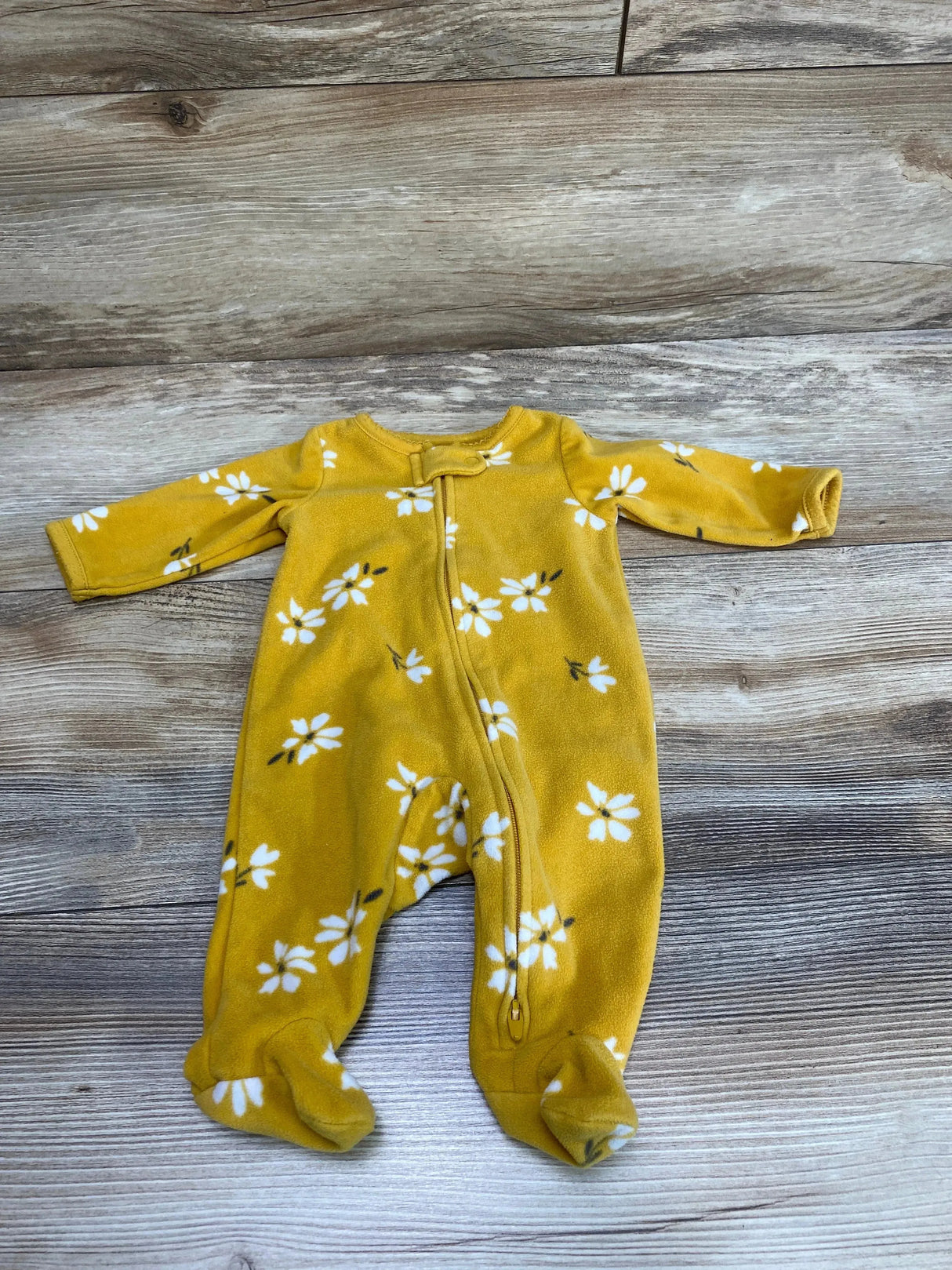 Child Of Mine Floral Blanket Sleeper Yellow sz Newborn