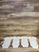 Gerber 4pk Bodysuit White sz 3-6m