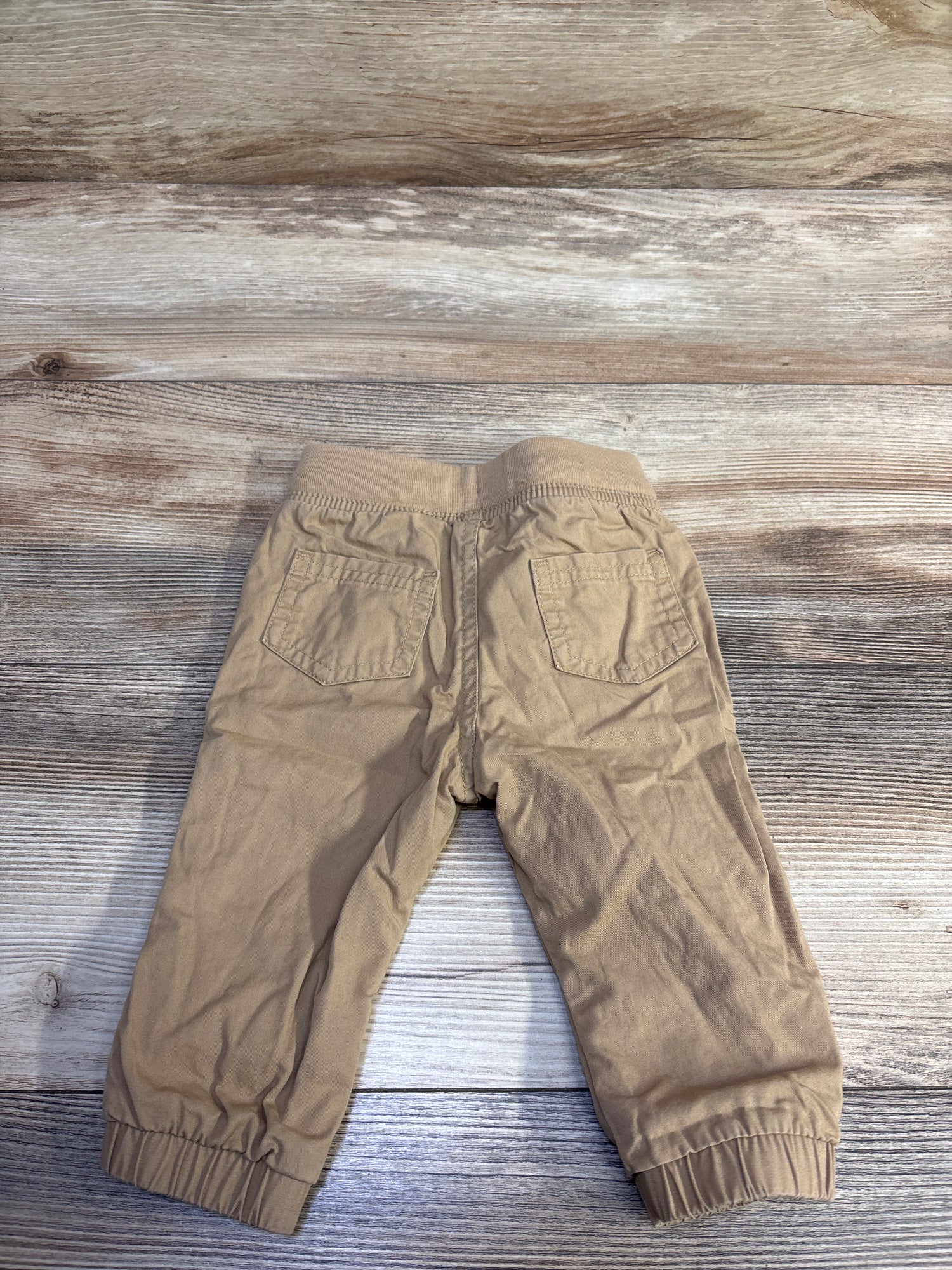 Cat & Jack Woven Drawstring Joggers Khaki sz 3-6m