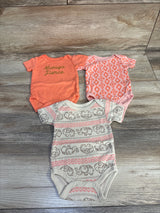 Koala Baby 3pk Bodysuit Pink sz Newborn