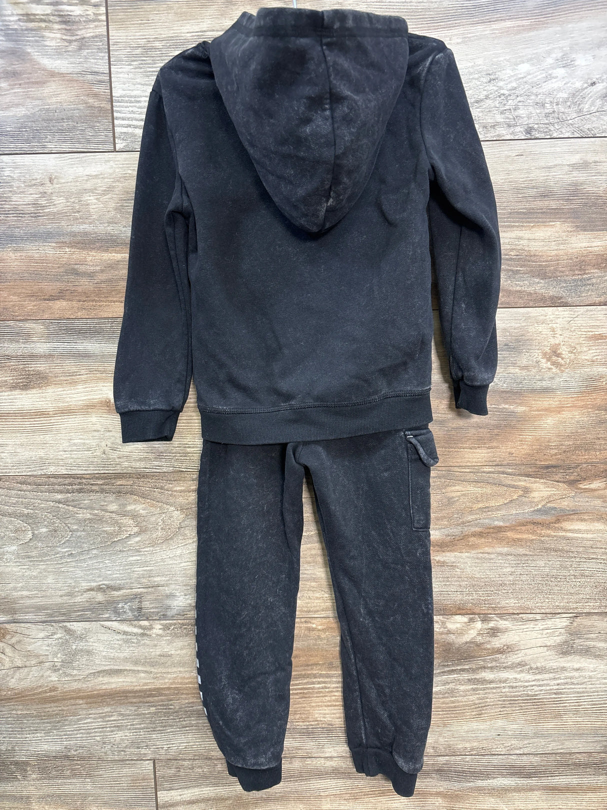 Hot Wheels 2pc Pull Over Hoodie & Joggers Black sz 5T