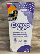 NEW Cosco Kids Pronto Trend Belt-Positioning Booster Car Seat in Sonic Diamonds 40-100LBS