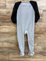 Children's Place Racoon Blanket Sleeper Grey sz 4T